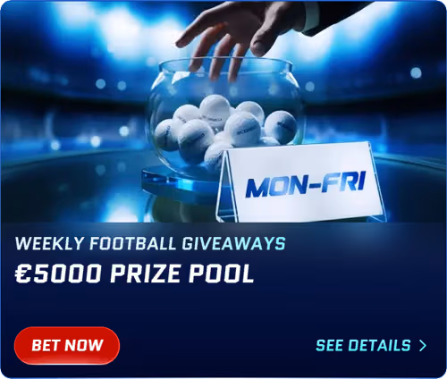 Early Payout ajánlat, ha csapatod 2 gólos előnybe kerül